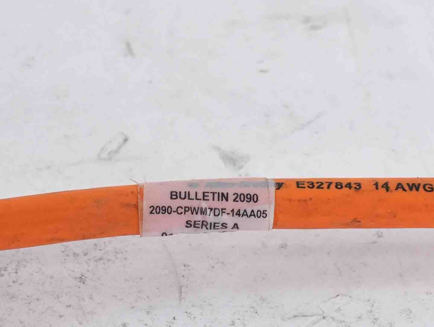 Allen Bradley 2090-CPWM7DF-14AA05 /A Servo Power Cable 60" 2090CPWM7DF14AA05