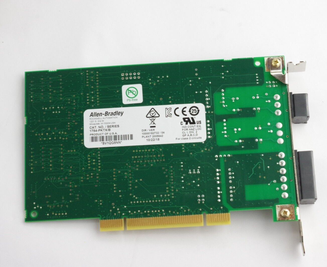 Allen Bradley 1784-PKTX Ser B Computer Interface Card - Open Box