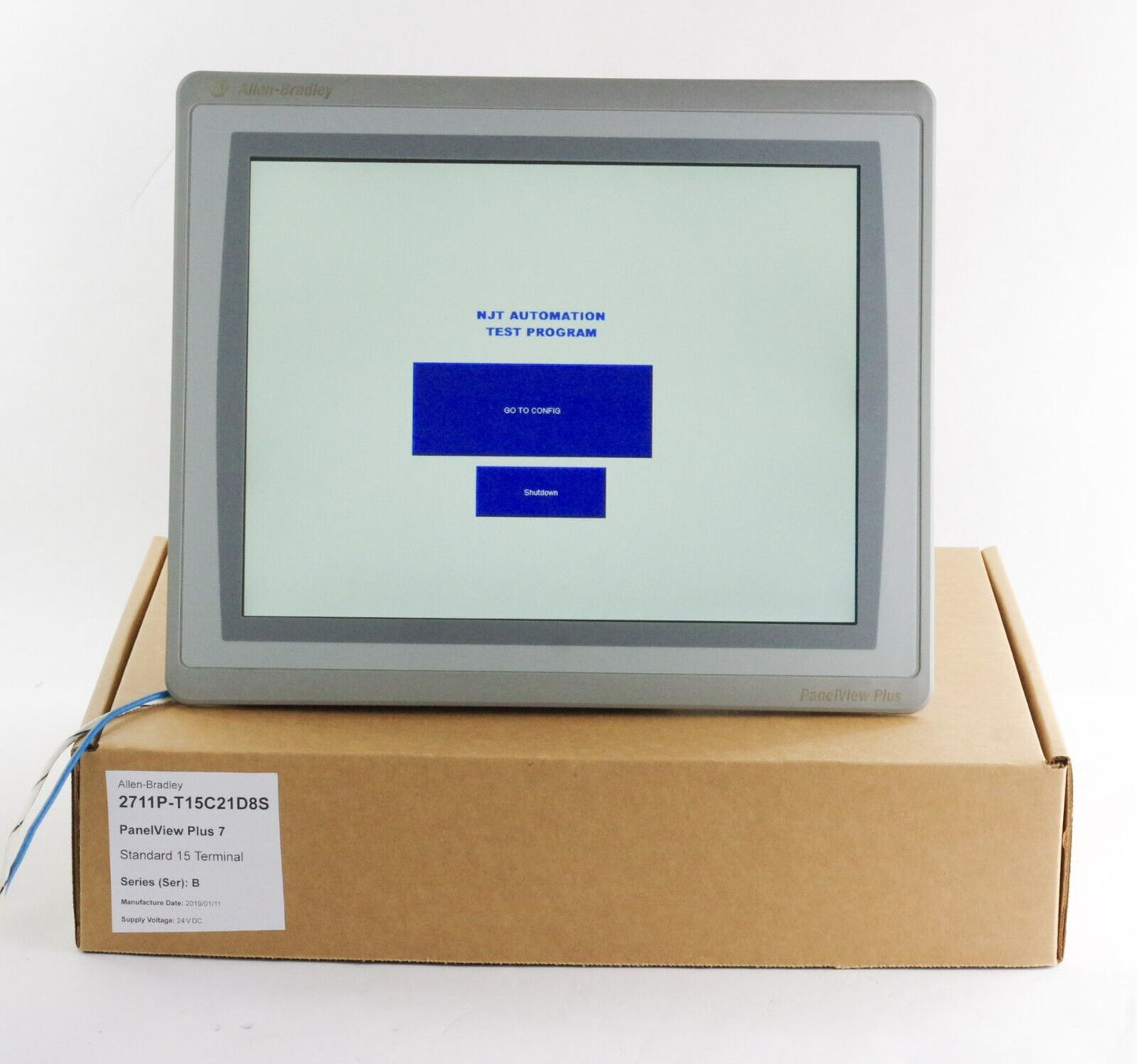 Allen Bradley 2711P-T15C21D8S /B PanelView Plus 7 15" - 10 Hours / Installed