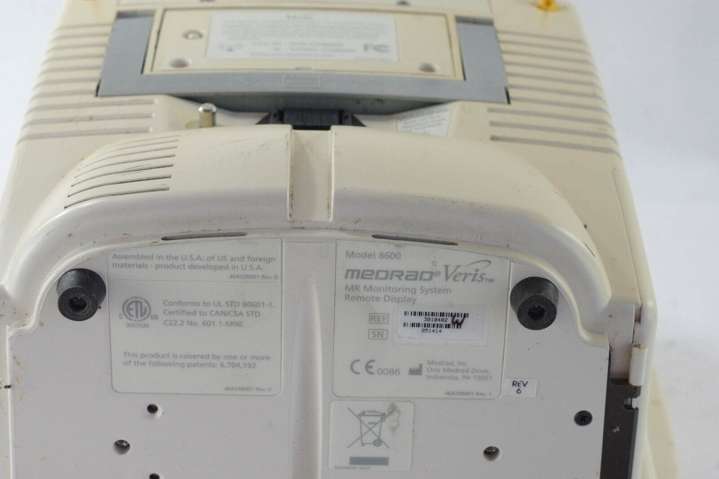 Medrad Veris 464108001 8600 Vital Signs MR Monitoring System - Rough Condition