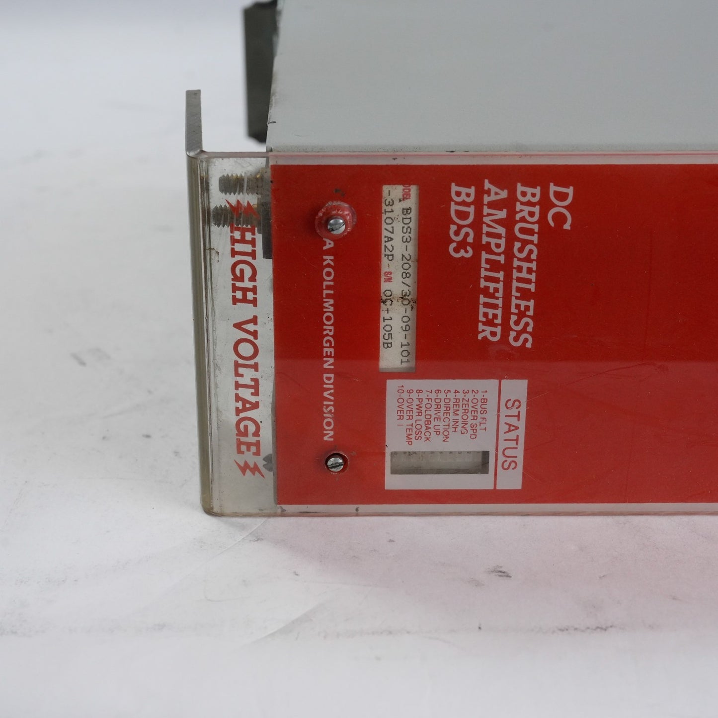 Kollmorgen Industrial Drives ID DC Amplifier BDS3-208/30-09-101-3107A2P BDS3208