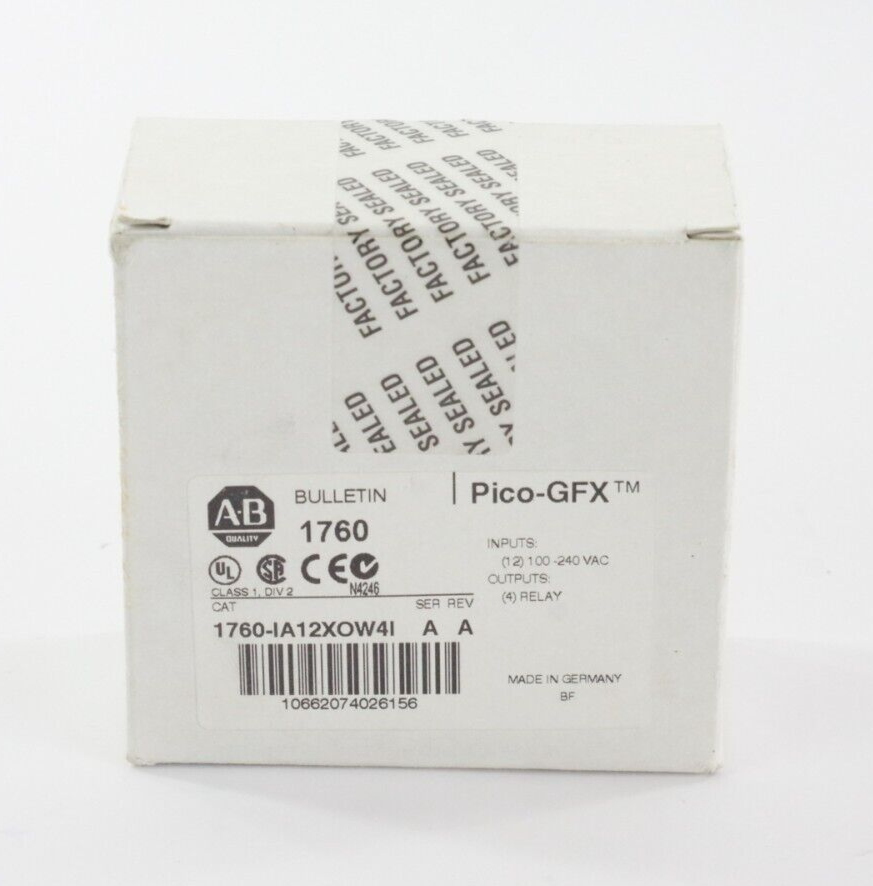 Allen Bradley 1760-IA12X0W4I Ser A / 1760-IA12XOW4I Pico Controller - Sealed