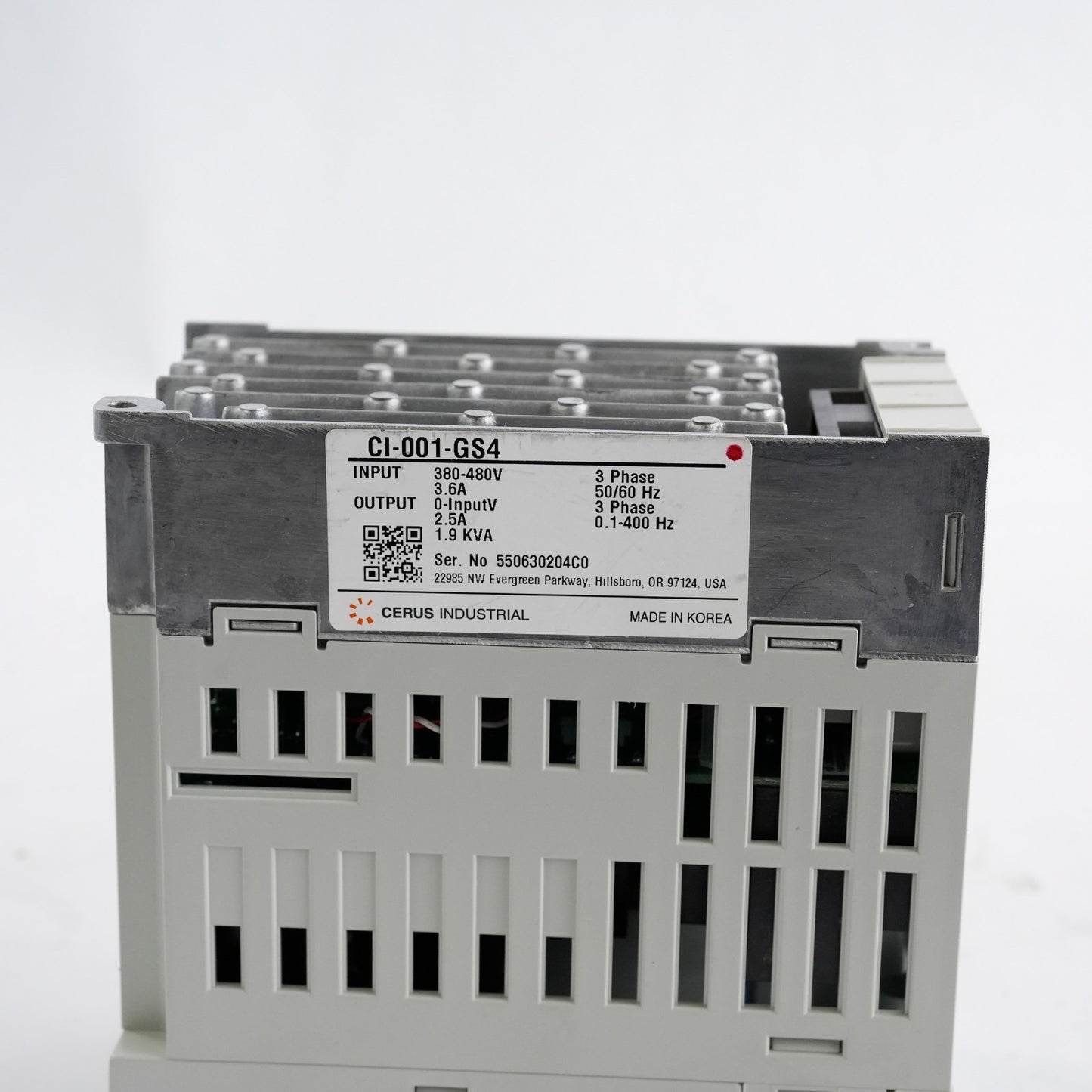 CERUS Industrial Titan GS Series CI-001-GS4 AC Drive 480V 3.6A 3-Phase CI001GS4