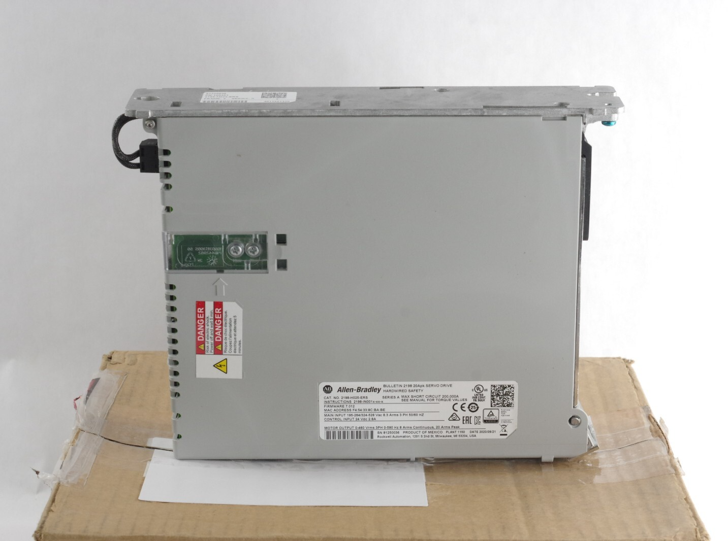 Allen Bradley 2198-H025-ERS /A Kinetix5500 20 Amp Servo Drive - Open Box