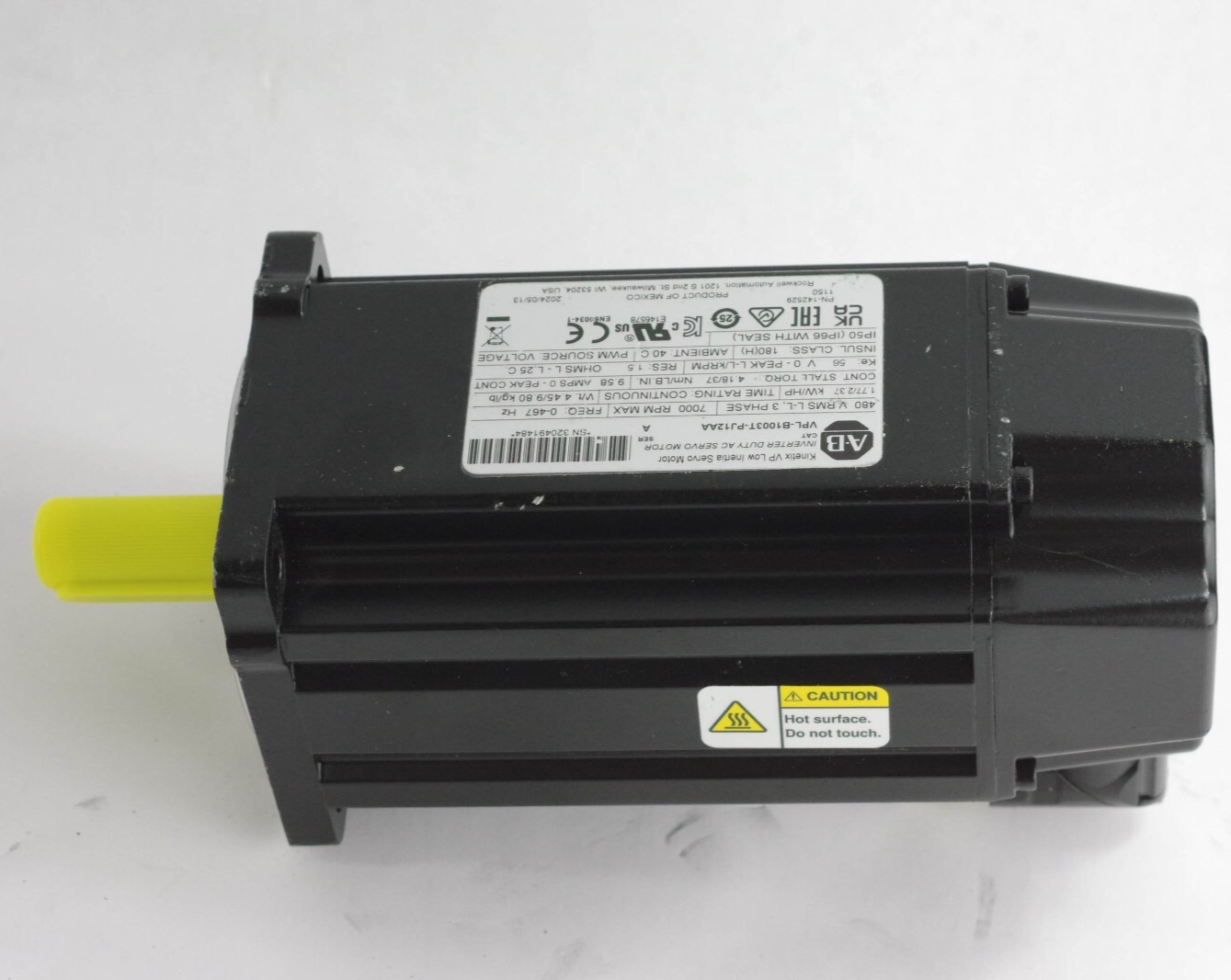Allen Bradley VPL-B1003T-PJ12AA /A 3-Phase Servo Motor - Without Original Box