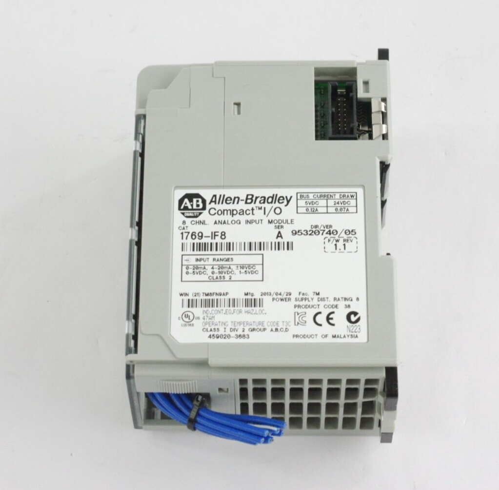 Allen Bradley 1769-IF8 Ser A CompactLogix I/O Analog Input Module 8-Channel