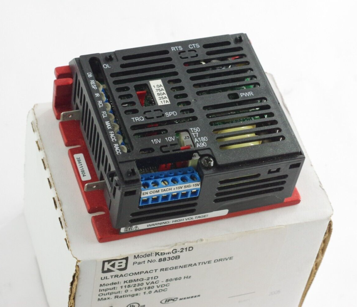 KB Electronics KBMG-21D (8830B) DC Chassis REGEN Drive 115/230VAC Input - Open