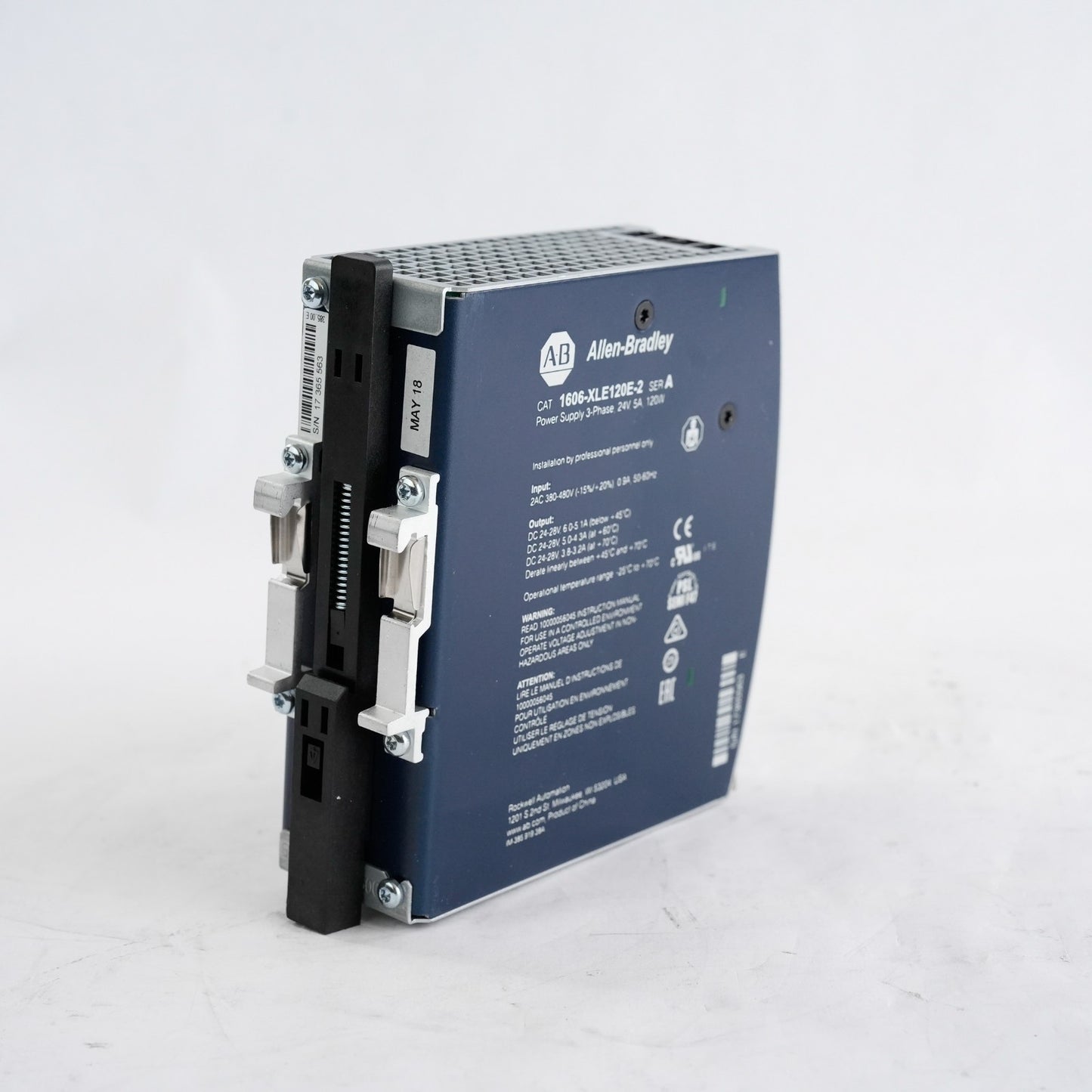 Allen Bradley 1606-XLE120E-2 Ser A Power Supply DIN Rail Mount 1606XLE120E2