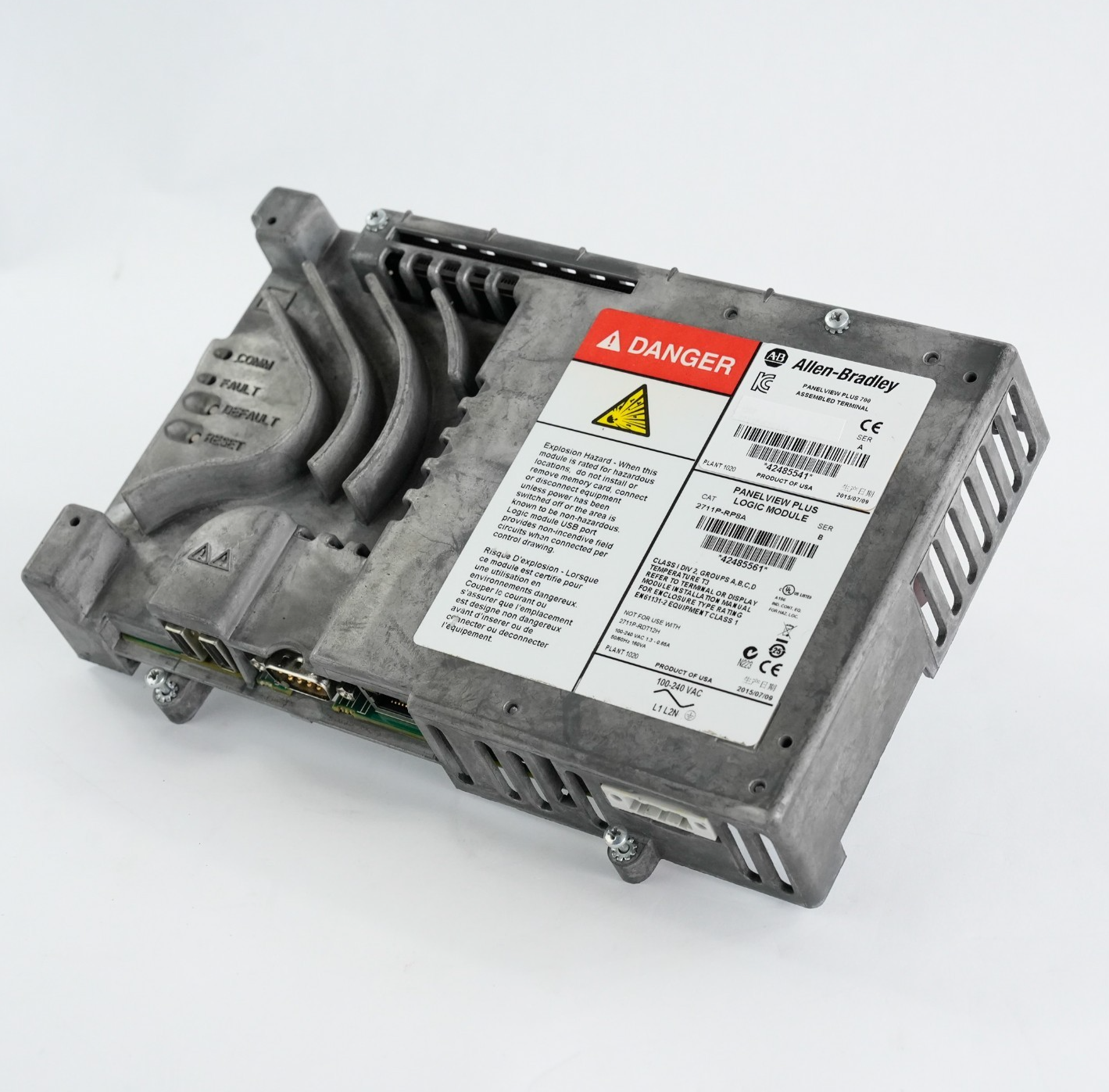 Allen Bradley 2711P-RP8A /B Panelview Plus Logic Module 2711PRP8A