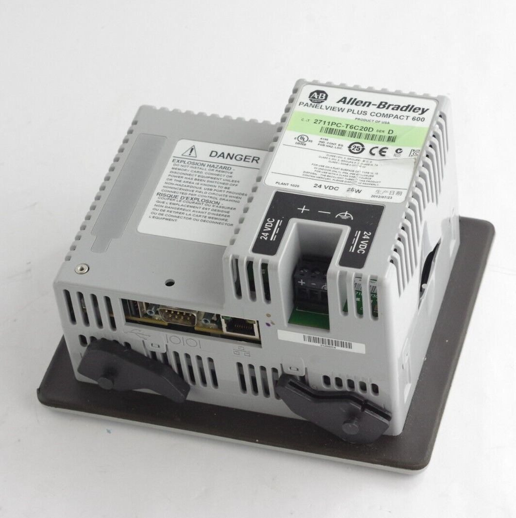 Allen Bradley 2711PC-T6C20D SER D PanelView Plus Compact Terminal 5.5"