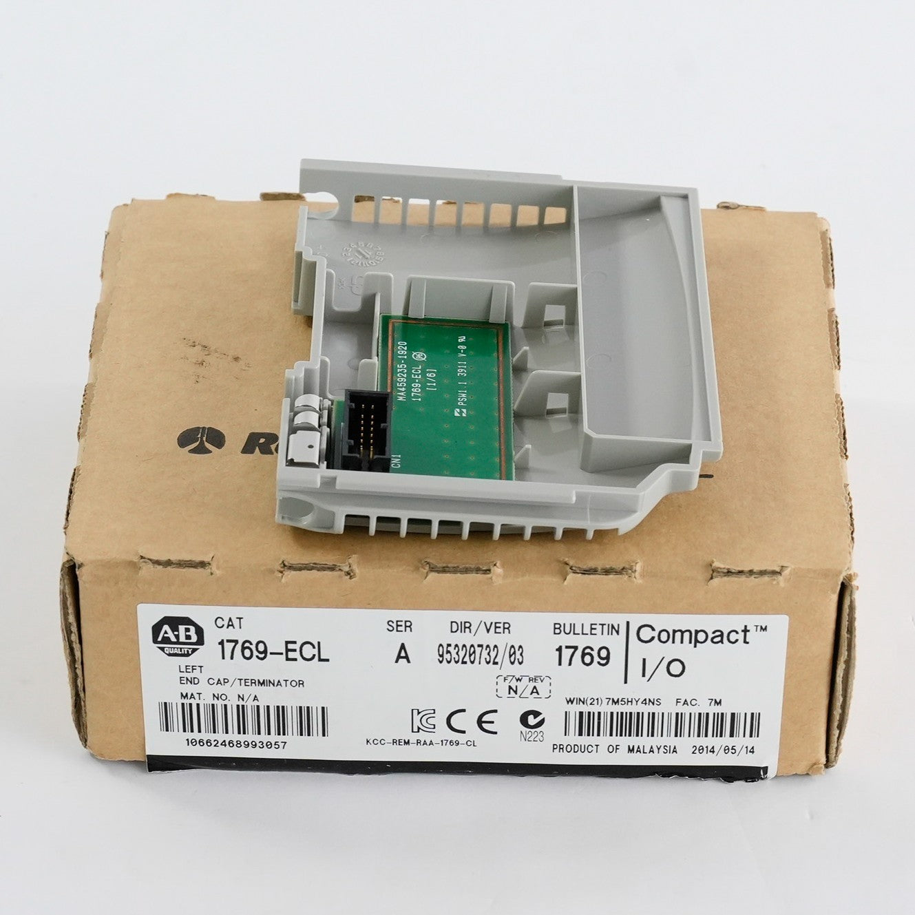 Allen Bradley 1769-ECL Ser A Left End Cap / Terminator - Open Box