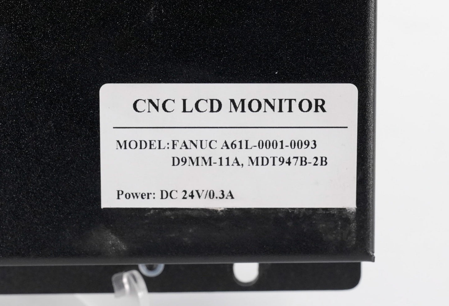 FANUC A61L-0001-0093 CNC LCD Monitor Display 24V/0.3A A61L00010093