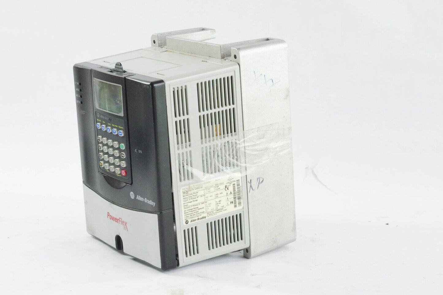 ALLEN BRADLEY POWERFLEX 70 20AD3P4A3AYNANG0 2HP - For Parts Or Repair