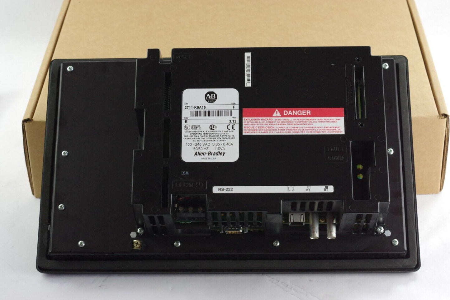 Allen Bradley 2711-K9A15 Ser F Rev E FRN 3.12 Panelview 900 Terminal Refurbished
