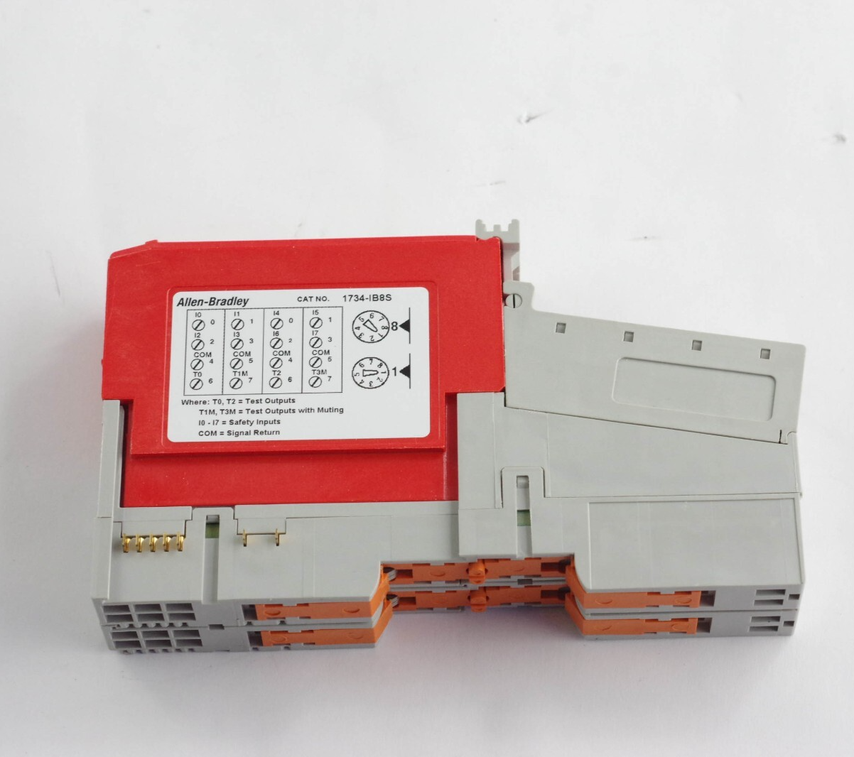Allen Bradley 1734-IB8S POINT Guard I/O Safety Module W/ 2x 1734-TOPS Series B