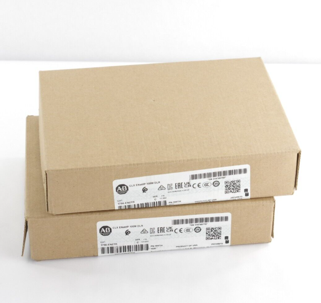 2023 Allen Bradley 1756-EN2TR Ser C CLX ENet/IP 100M DLR Module Sealed Surplus