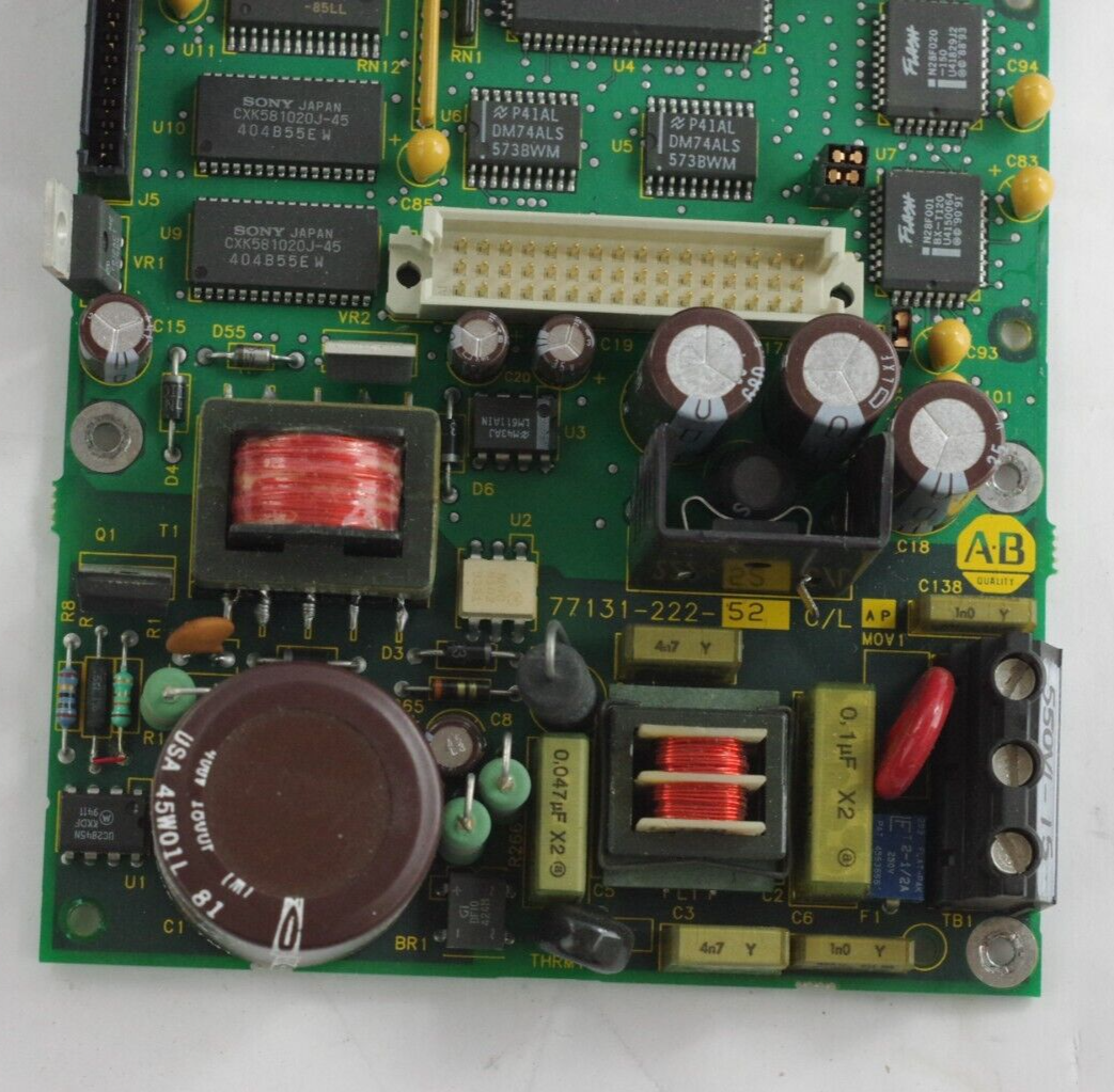 Allen Bradley 77131-222-52 PanelView 550 Main Control Board C/L AP