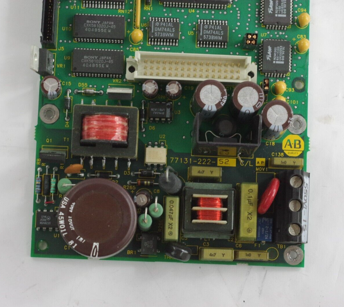 Allen Bradley 77131-222-52 PanelView 550 Main Control Board C/L AP