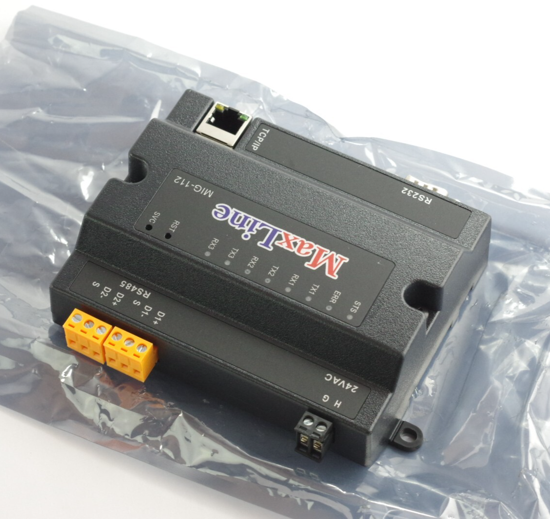 MaxLine MIG-112-RS232 / MIG112RS232 Open Energy Management- Without Original Box