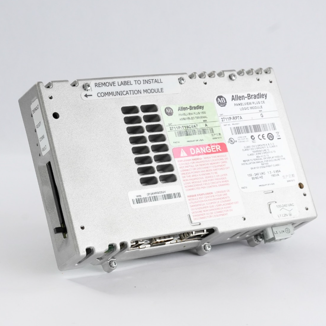 Allen Bradley 2711P-RP7A /G PanelView Plus Logic Module 2009 2711PRP7A Series G