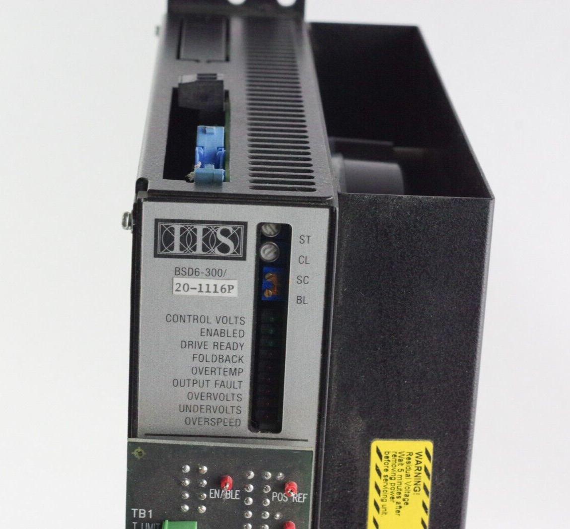 Industrial Indexing Systems IIS BSD6-300/20-1116P Servo Amplifier BSD6-300 /20