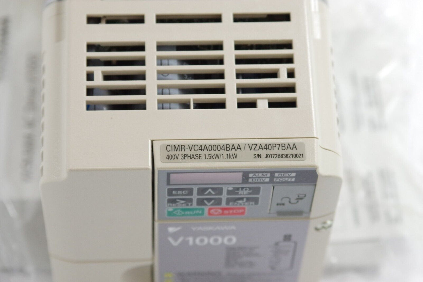 Yaskawa V1000 CIMR-VC4A0004BAA AC Drive REV. A
