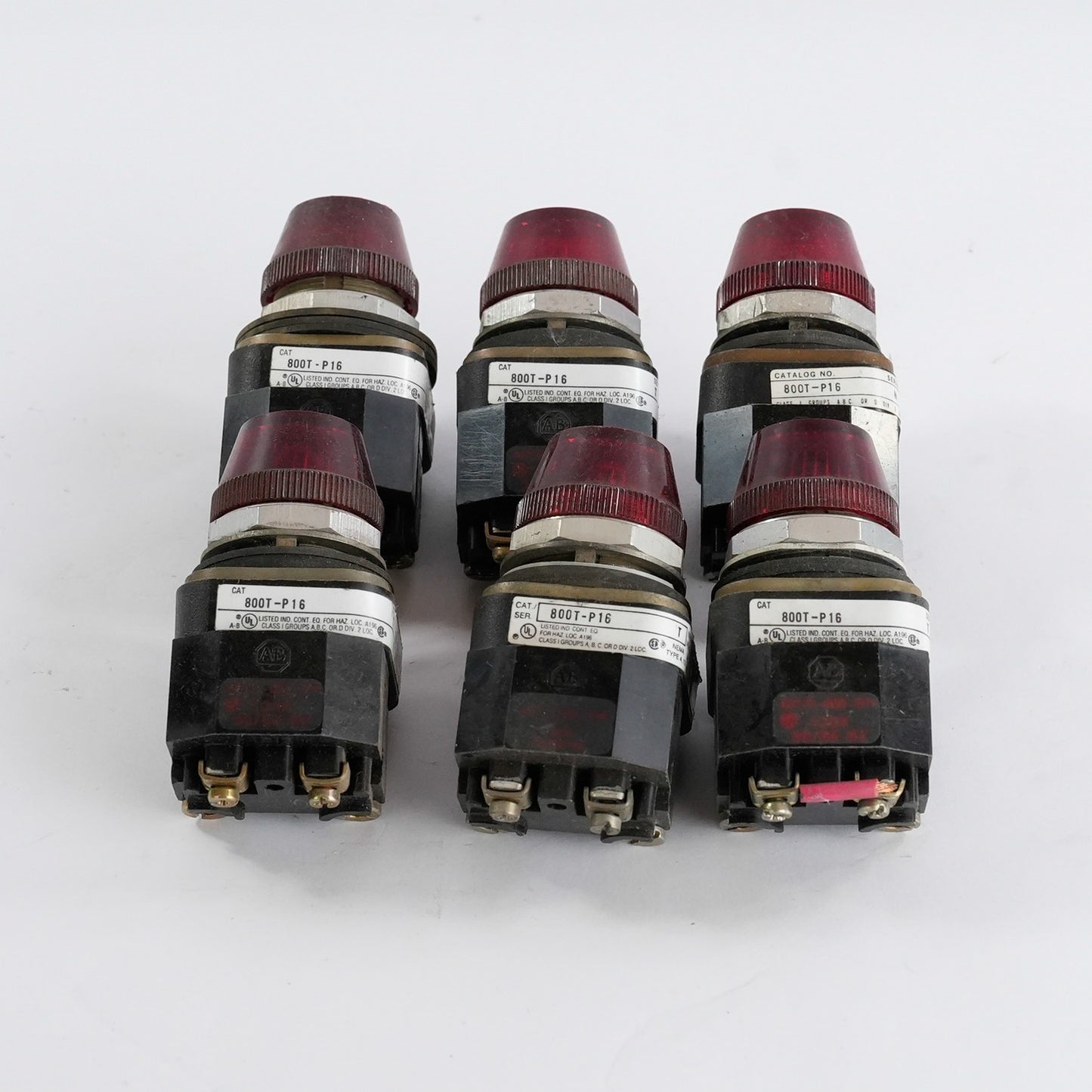 Allen Bradley 800T-P16 /T Red Illuminated Pilot Button 800TP16