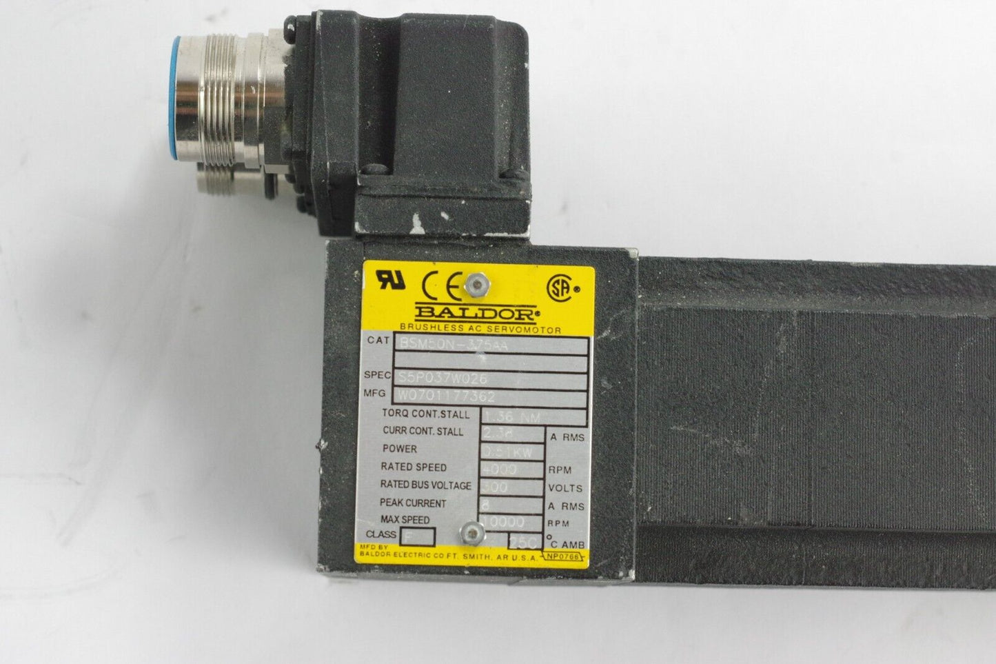 BALDOR BSM50N-375AA / BSM50N375AA Motor + Reducer
