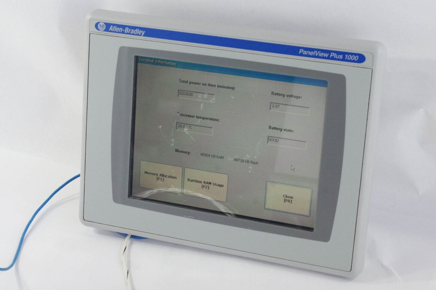 Allen Bradley 2711P-T10C4D1 Panelview Plus 1000 RDT10C /B + RP1