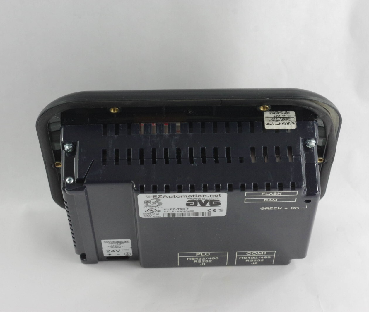 AVG EZAutomation EZ-T6C-F Color Bubble Bezel 6" TFT 24VDC