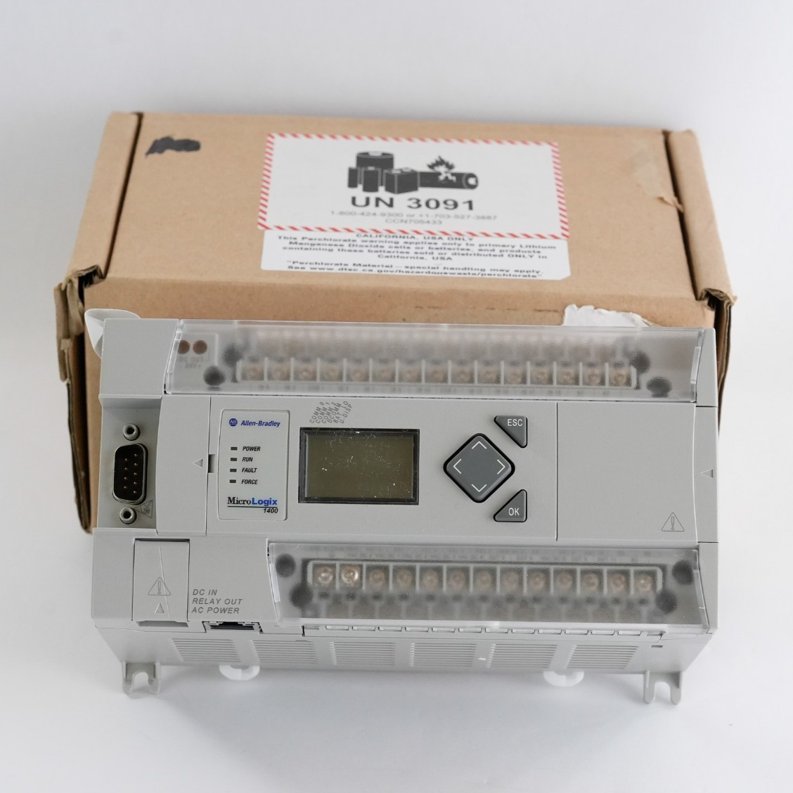 Allen Bradley 1766-L32BWA Ser C MicroLogix 1400 PLC Processor - Open Box