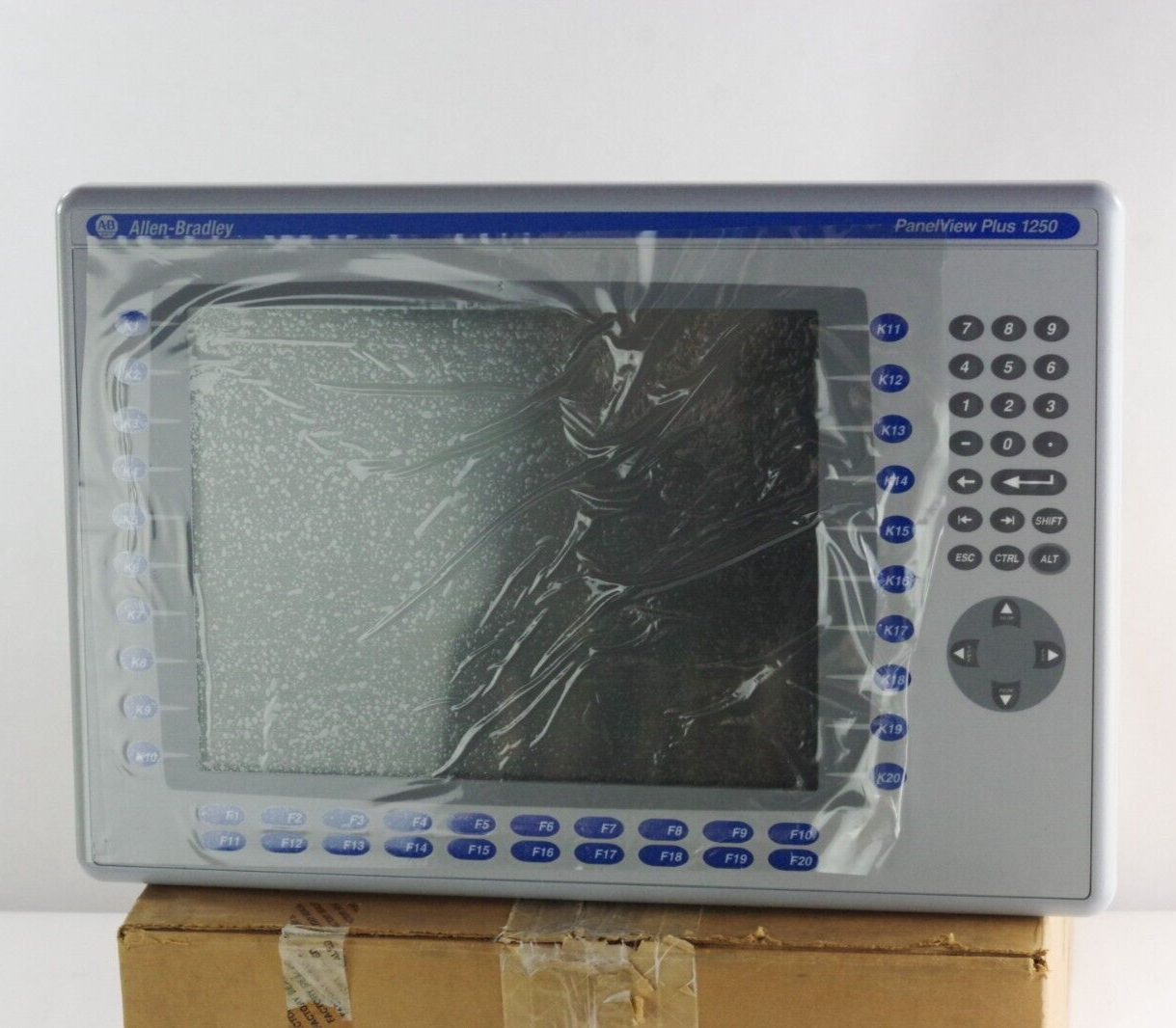 Allen Bradley 2711P-K12C4A1 /A Panelview Plus 1250 w/ 2711P-RP1A Ser G + RDK12C