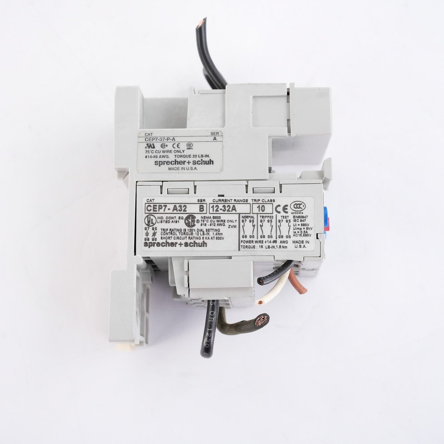Sprecher + Schuh CEP7-A32 /B Overload Relay 12-32A CEP7A32