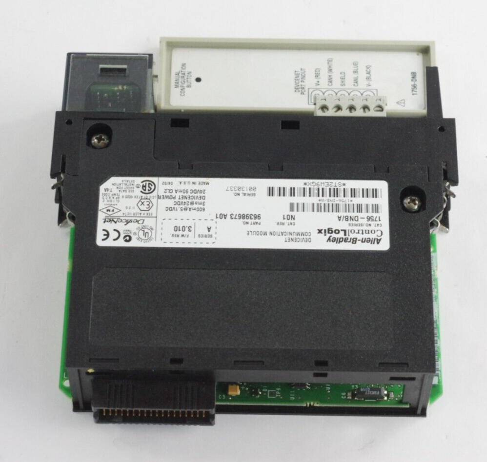 Allen-Bradley 1756-DNB/A Ser A F/W REV. 3.010 Devicenet Communication Module
