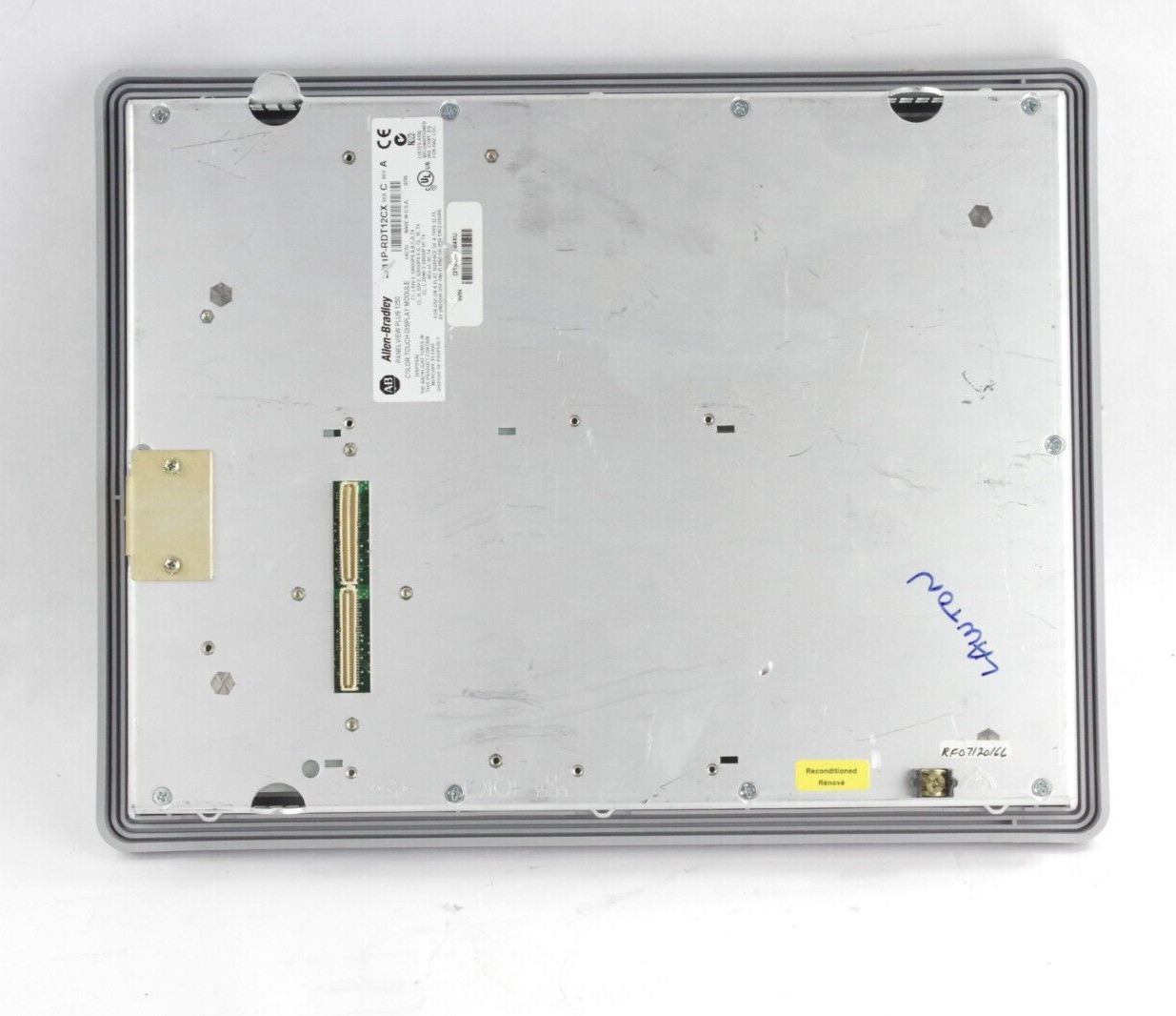 Allen Bradley 2711P-RDT12CX /C Rev A PanelView Plus 1250 Display - New Overlay