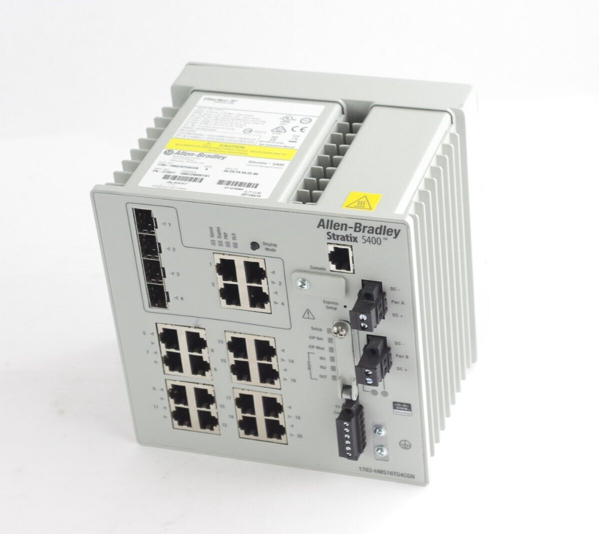 Allen Bradley 1783-HMS16TG4CGN Ser A Stratus 5400 EtherNet IP