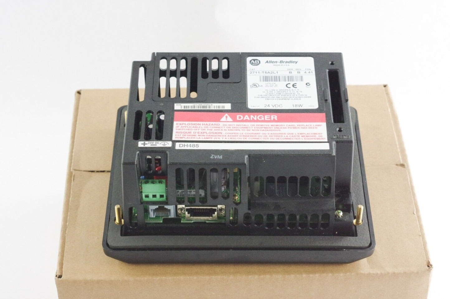 Allen Bradley 2711-T5A2L1 Ser B Rev B FRN. 4.41 PanelView 550 Terminal