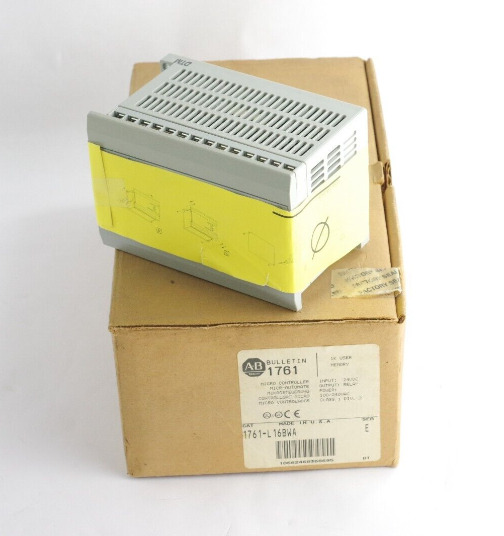 Allen Bradley 1761-L16BWA Ser E FRN 1.0 24VDC Module - Open Box