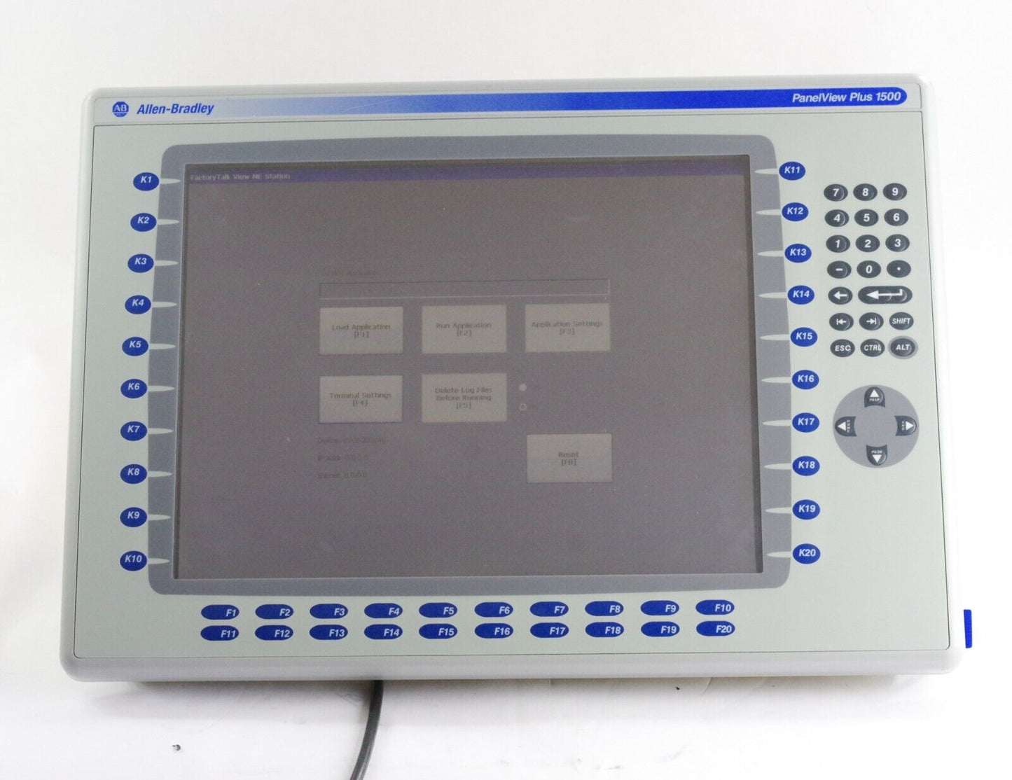 Allen Bradley 2711P-B15C4D1 /A PanelView Plus 1000 2711P-RP1 /B + RDB15C Refurb