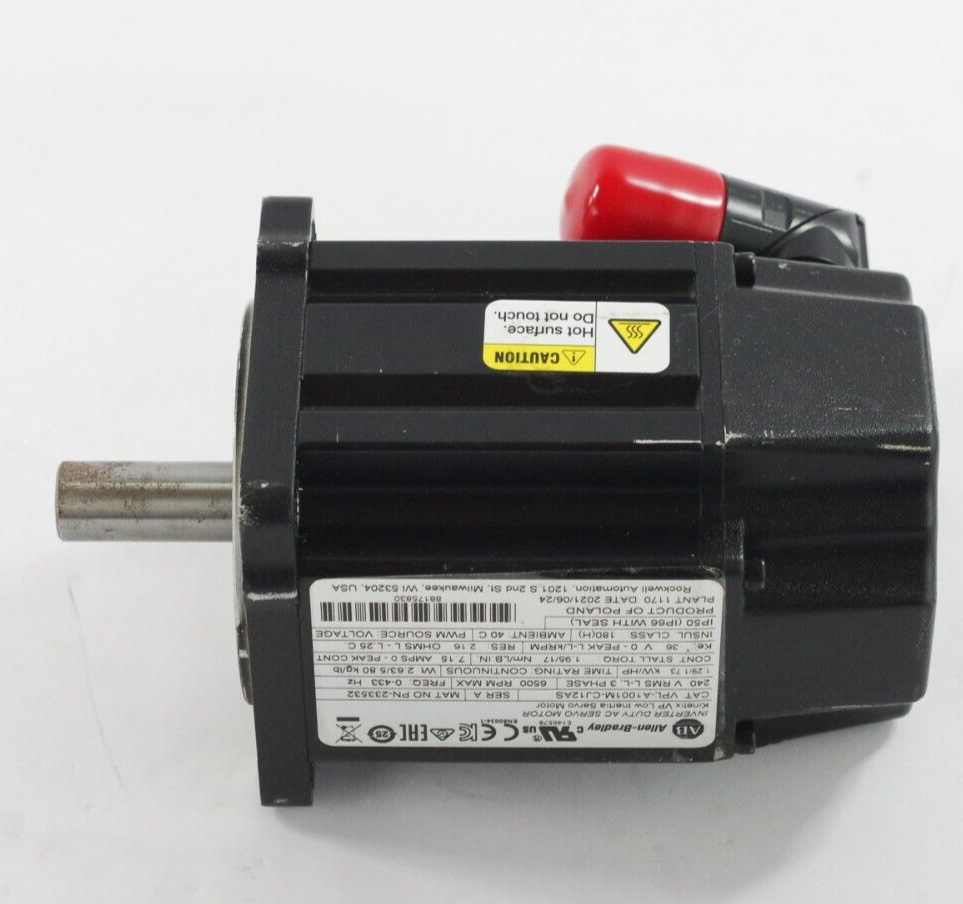 Allen Bradley VPL-A1001M-CJ12AS Kinetix VP Low Inertia Servo Motor - New No Box