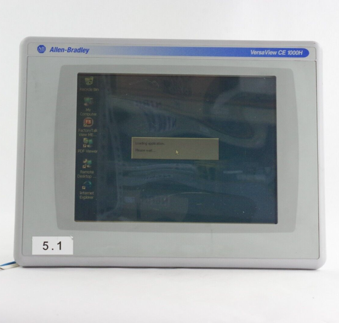 Allen Bradley 6182H-10TRH4D Ser A Rev H Versa View CE 1000 w/ 6189-RPRH Ser E