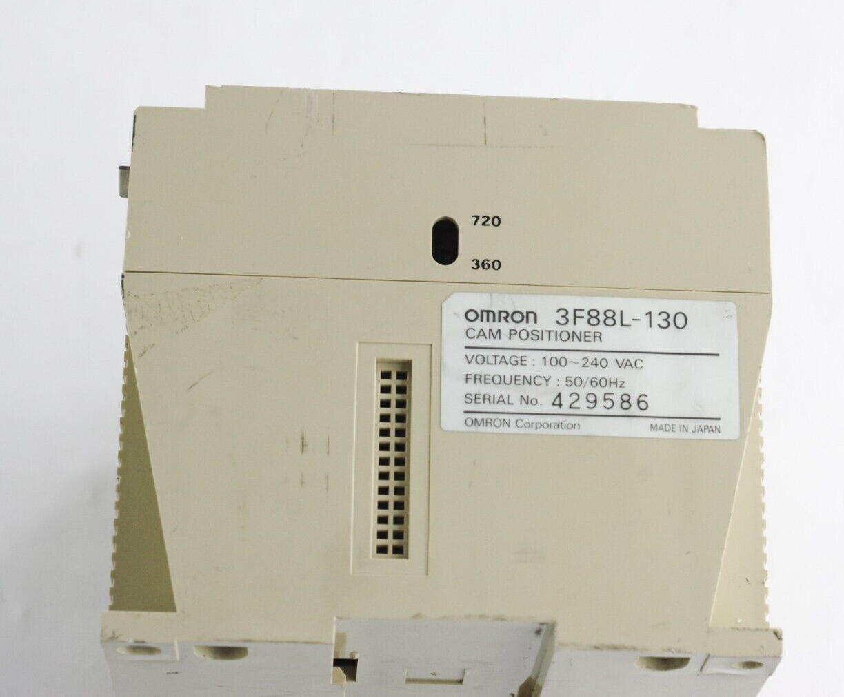 Omron 3F88L-130 Cam Positioner 3F88L130