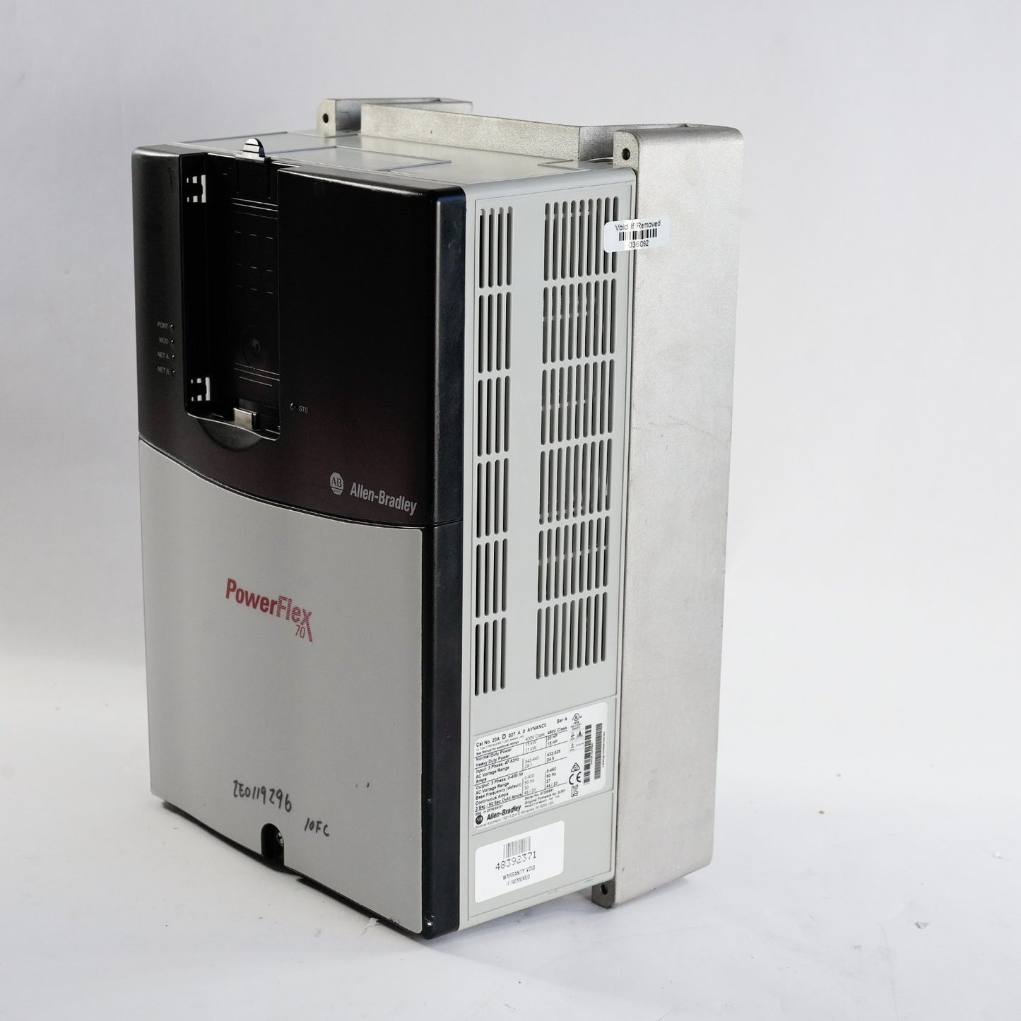Allen Bradley 20AD027A0AYNANC0 /A PowerFlex 70 AC Drive 20hp - Refurbished