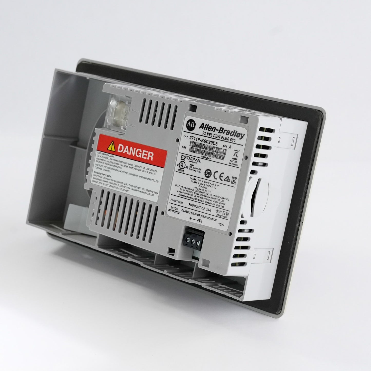 Allen Bradley 2711P-B6C20D8 /A PanelView Plus 600 Operator Interface Terminal