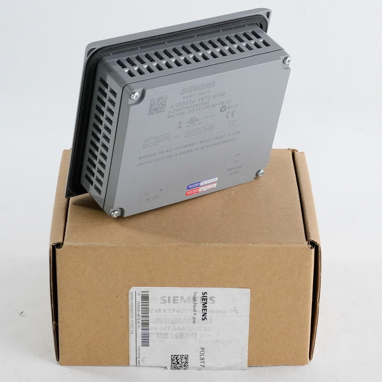 Simens POL8T7.20-STD S55626-H872-A100 Display Terminal S55626H872A100 - Open Box