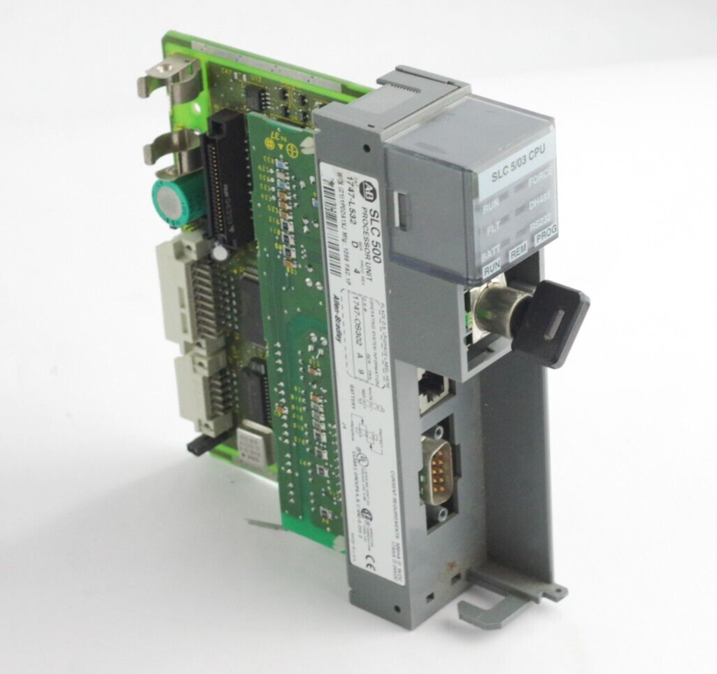Allen Bradley 1747-L532 Ser D Processor Unit PROC REV. 4 1747-OS302 Ser A FRN 9