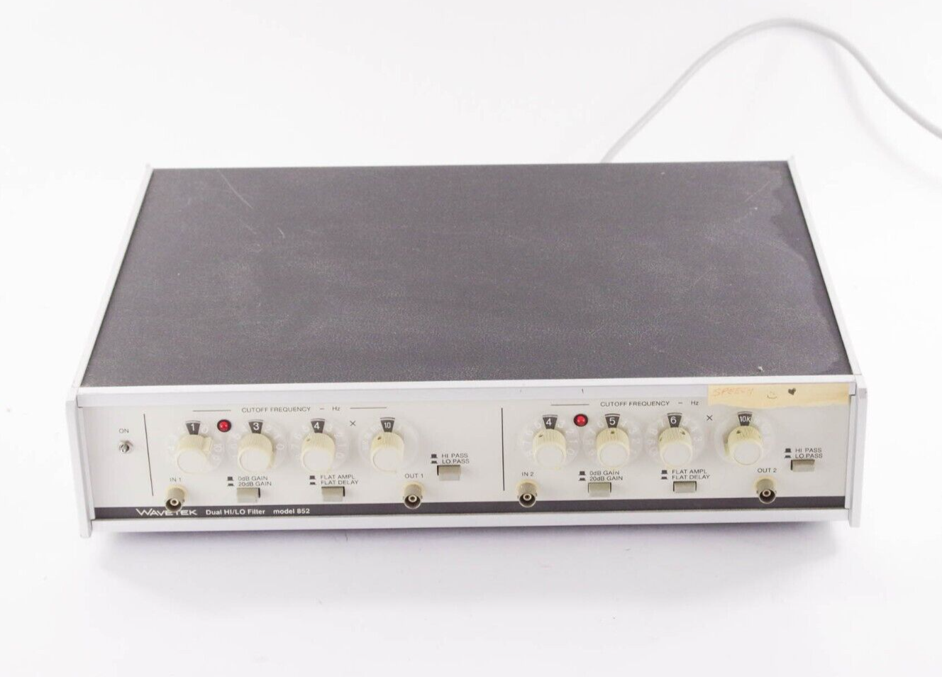 Wavetek 852 Dual HI/LP Filters model 852 / model852