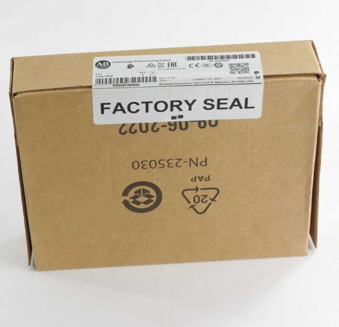 Allen Bradley 1756-OF8I Control Logix 8 Point Analog Output - Sealed Surplus