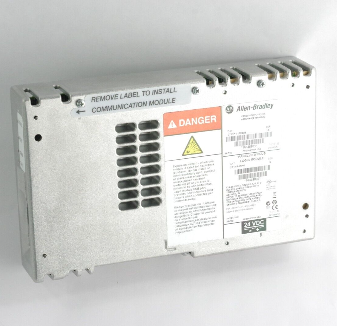 Allen Bradley 2711P-RP6 Ser G PanelView Plus Logic Module 2711PRP6A