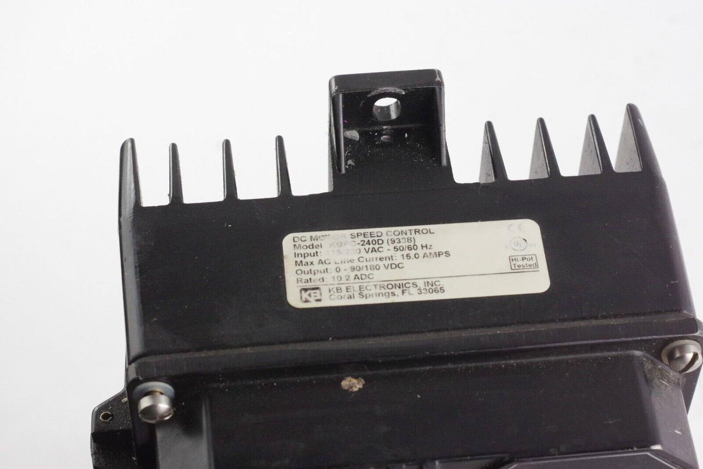 KB Electronics KBPC-240D (9338) Black DC Motor Speed Control